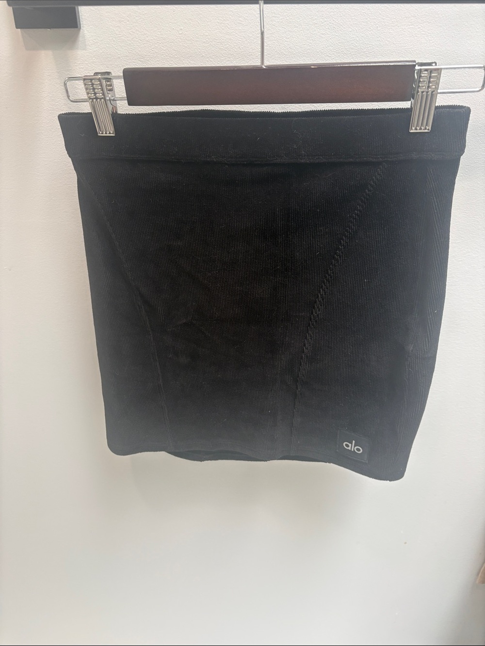 alo ribbed Black Skirt Size Small